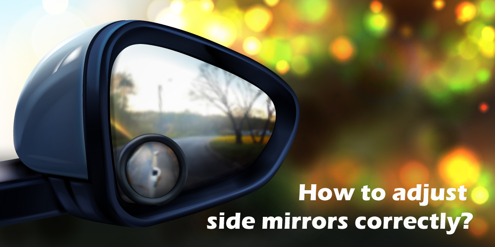 How to adjust car mirrors for parking